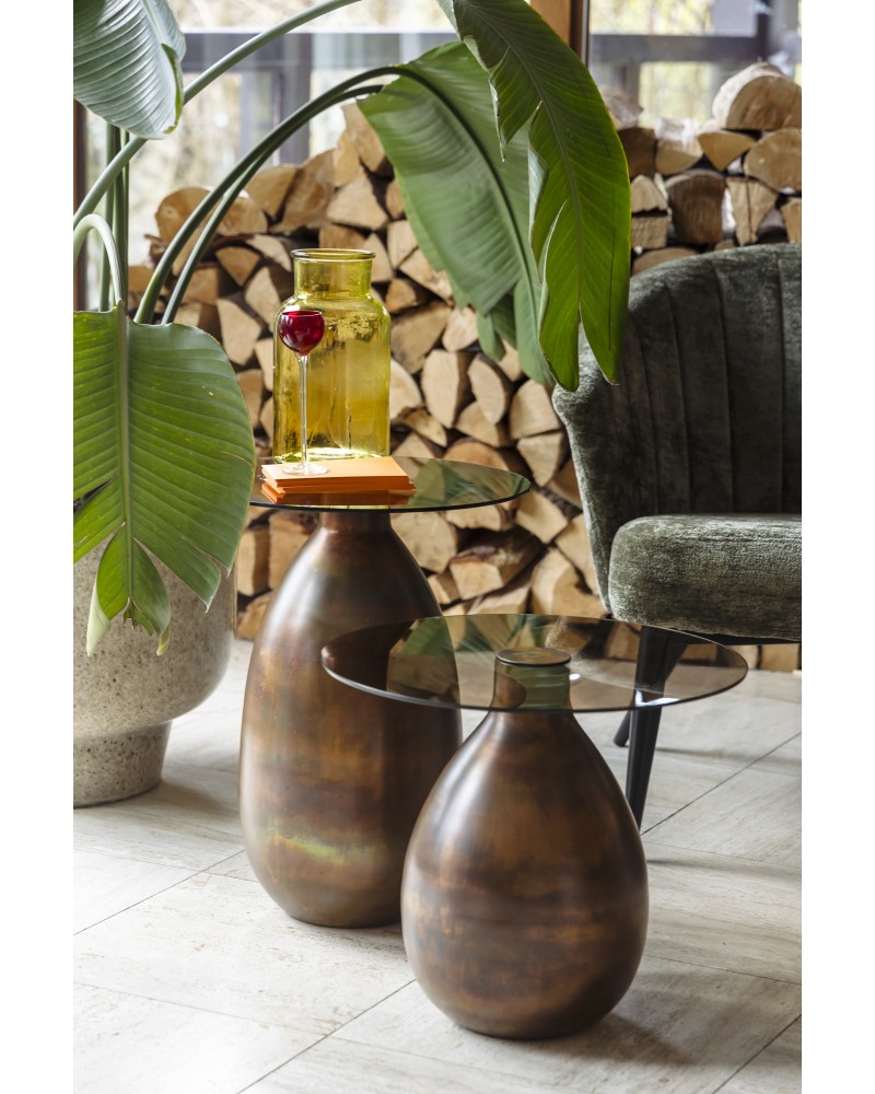 DU- SIDE TABLE SELENE(SET OF 2)