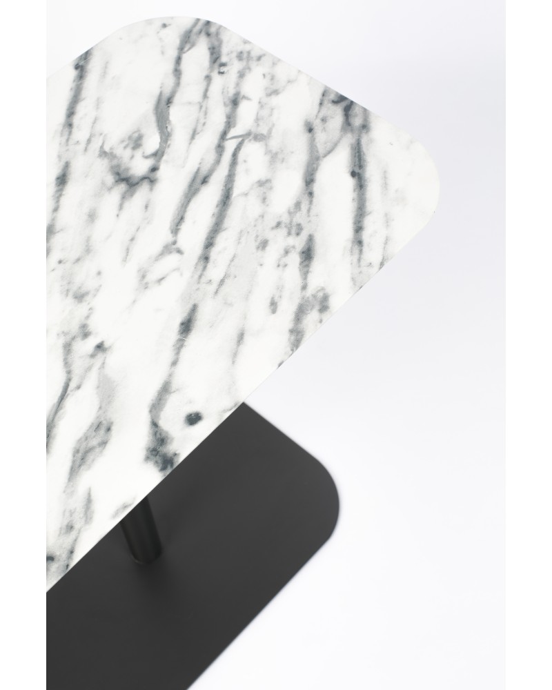 Side Table Snow Marble Rectangle