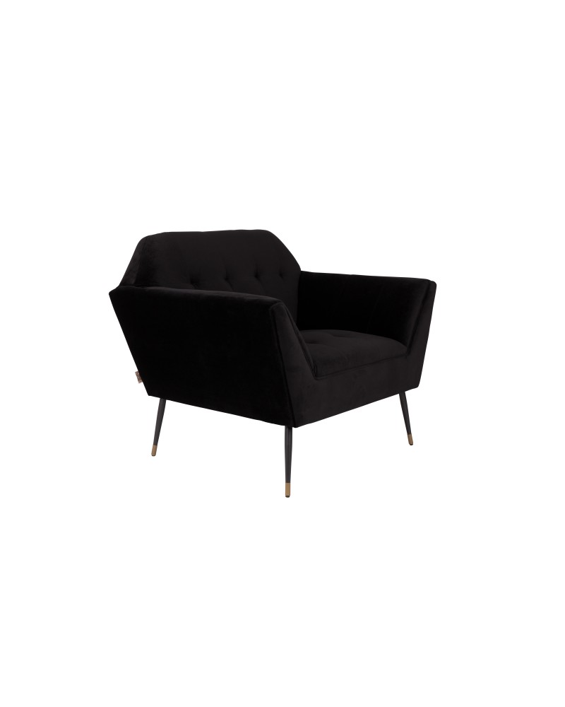 DU - LOUNGE CHAIR KATE BLACK