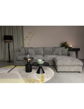 Side Table Glam Black
