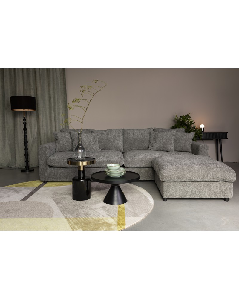Side Table Glam Black