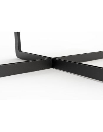 Coffee Table Centre Oval Black