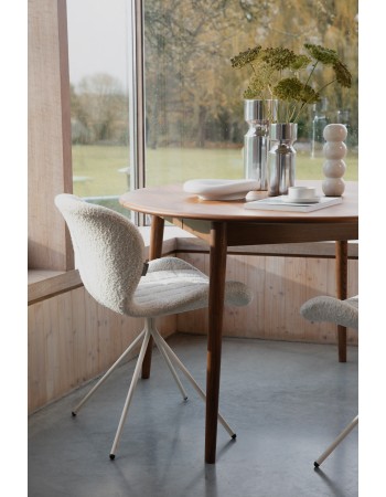 Table Twist Round Walnut
