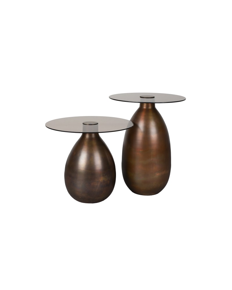 DU- SIDE TABLE SELENE(SET OF 2)