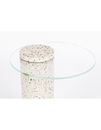 Side Table Rosalina Terrazzo White