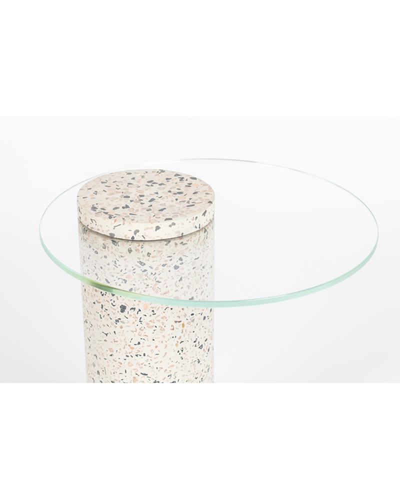 Side Table Rosalina Terrazzo White