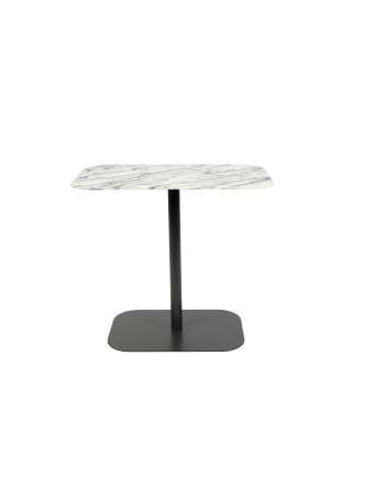 Side Table Snow Marble Rectangle