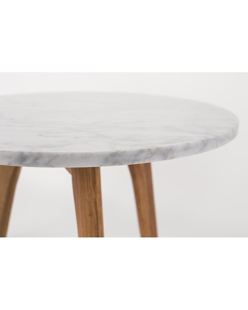 Side Table White Stone M