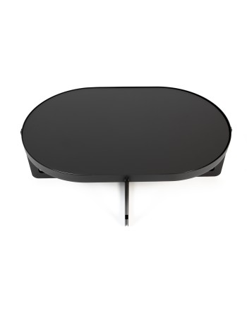 Coffee Table Centre Oval Black