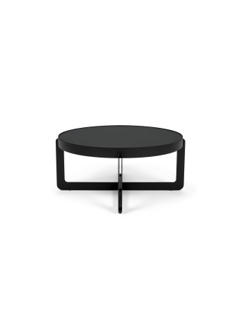 Coffee Table Centre Round Black