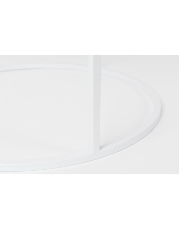 Side Table Glazed White
