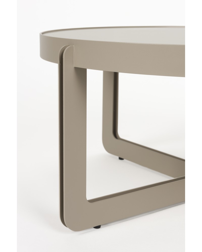 Coffee Table Centre Round Beige