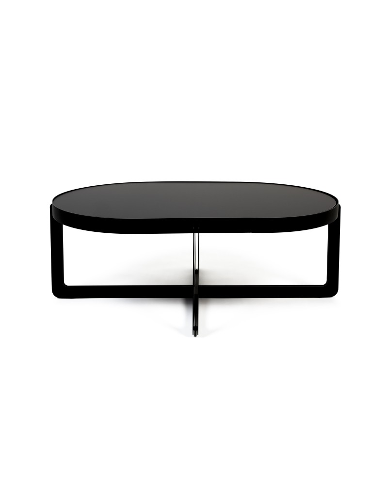 Coffee Table Centre Oval Black