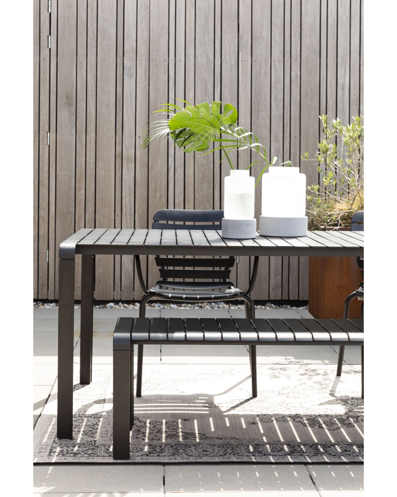 Garden Table Vondel 214x97 Black