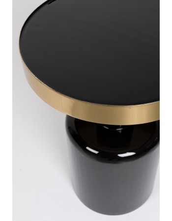 Side Table Glam Black
