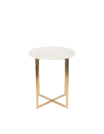 Side Table Luigi Round White