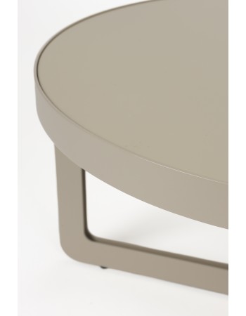 Coffee Table Centre Round Beige