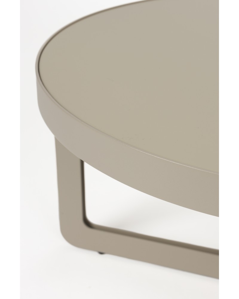 Coffee Table Centre Oval Beige