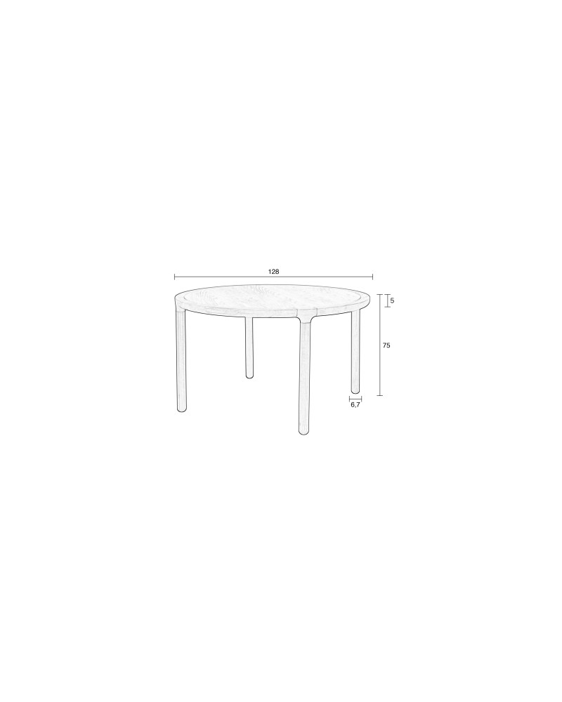 Table Storm '128 Natural