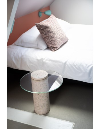 Side Table Rosalina Terrazzo White
