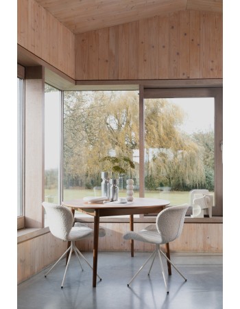 Table Twist Round Walnut