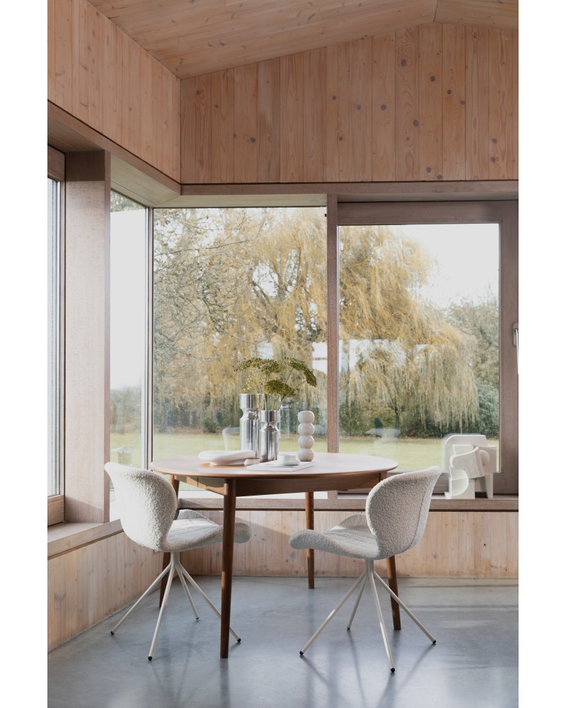 Table Twist Round Walnut