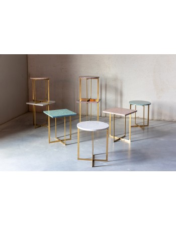 Side Table Luigi Round Green