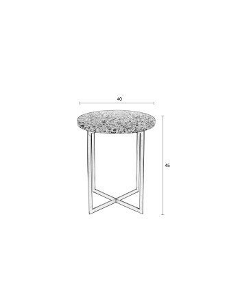 Side Table Luigi Round Green