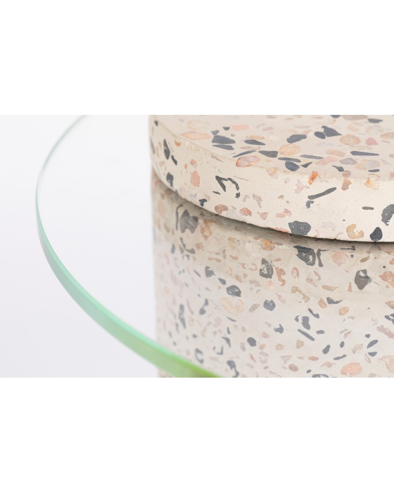 Side Table Rosalina Terrazzo White