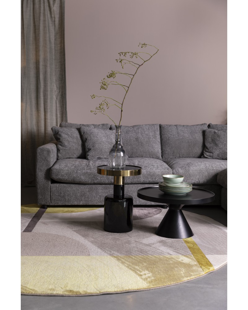 Side Table Glam Black