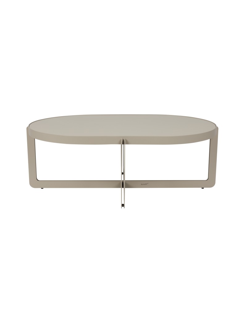 Coffee Table Centre Oval Beige