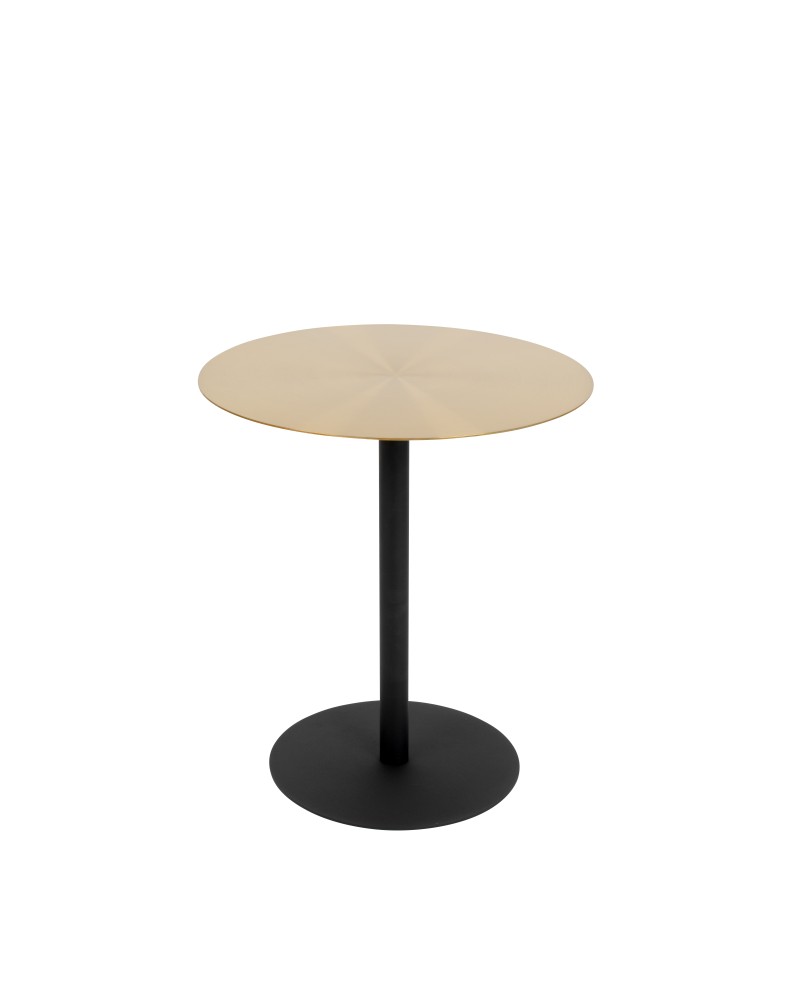 Side Table Snow Brushed Brass