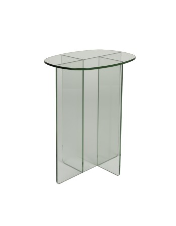 Side Table Linea Transparant