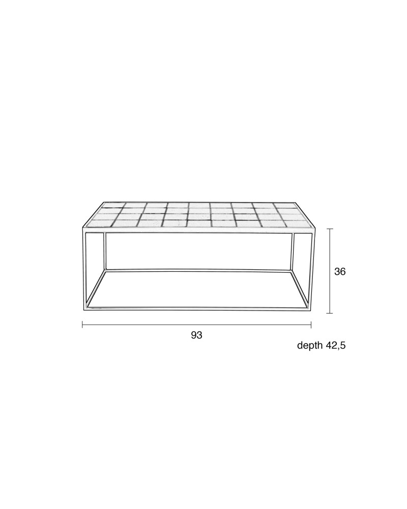 Coffee Table Glazed Green