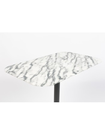Side Table Snow Marble Rectangle