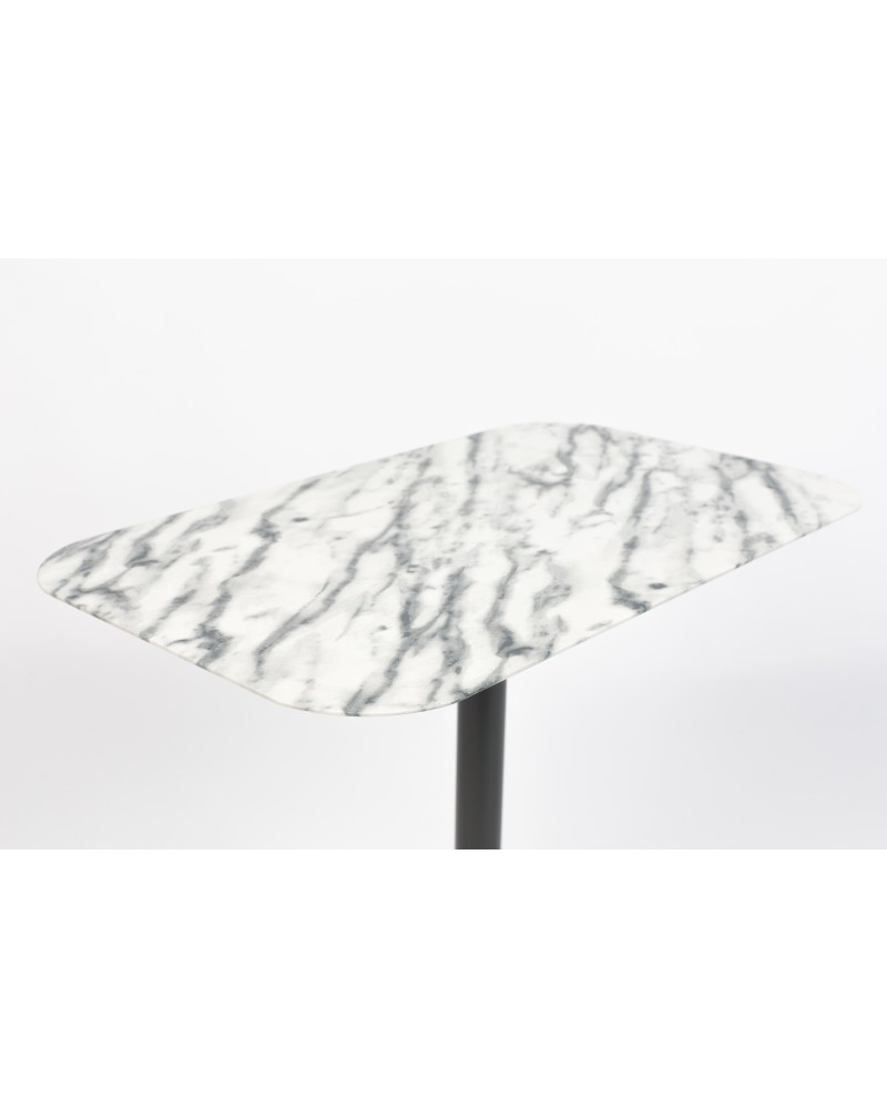 Side Table Snow Marble Rectangle