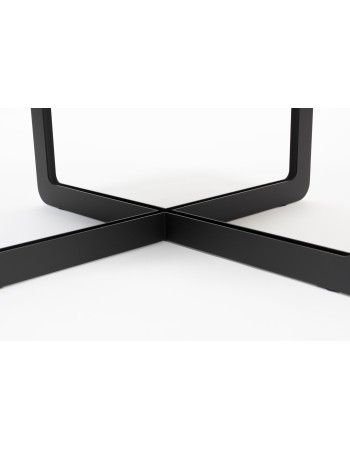 Coffee Table Centre Round Black