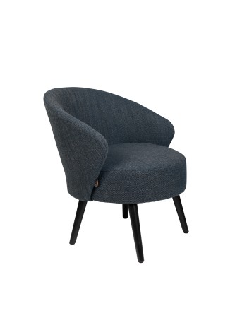 DU - LOUNGE CHAIR WALDO BLUE