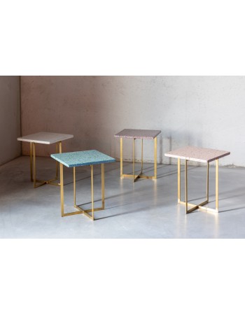 Side Table Luigi Round White