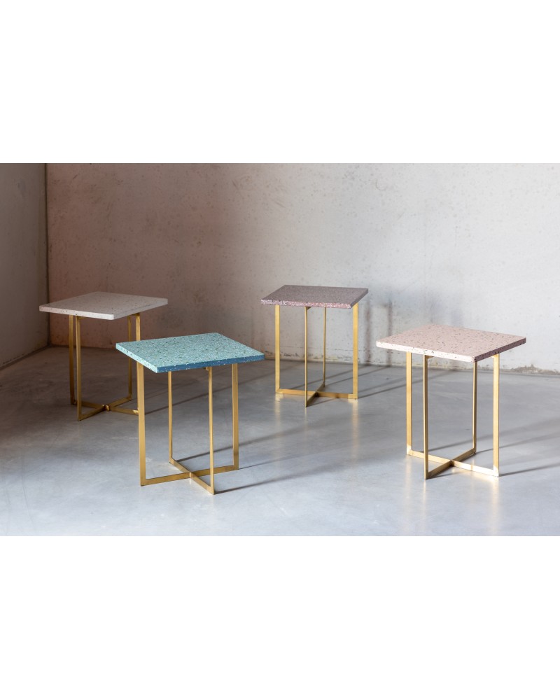Side Table Luigi Round White