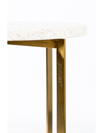 Side Table Luigi Round White