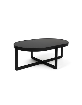 Coffee Table Centre Oval Black
