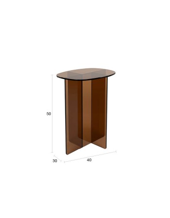 Side Table Linea Brown