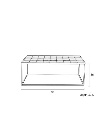 Coffee Table Glazed Black