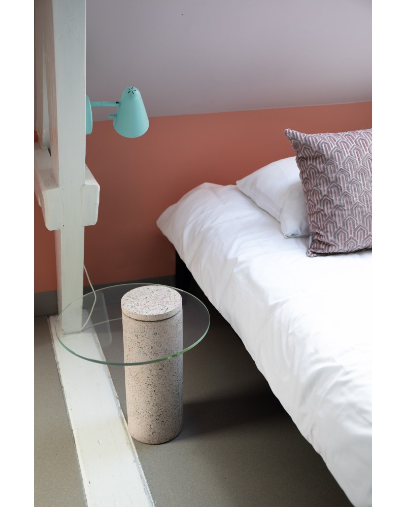 Side Table Rosalina Terrazzo White