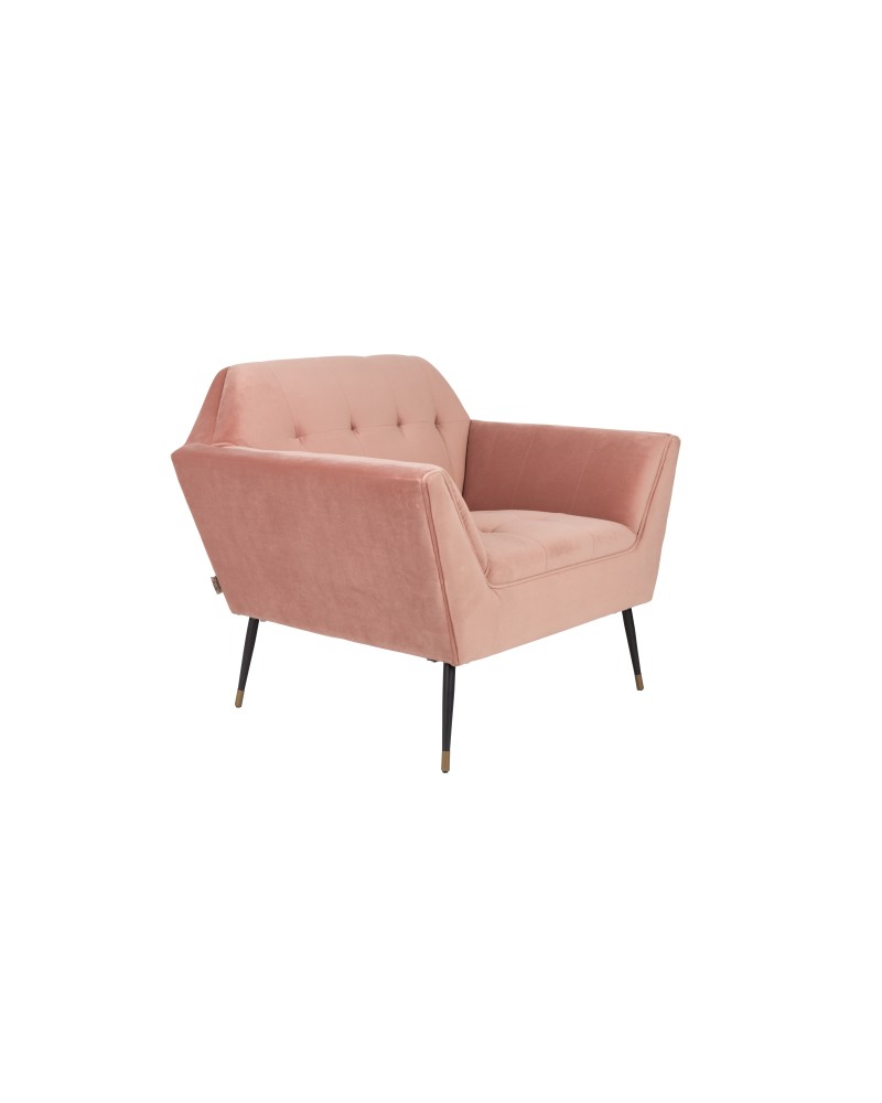 DU - LOUNGE CHAIR KATE PINK CLAY