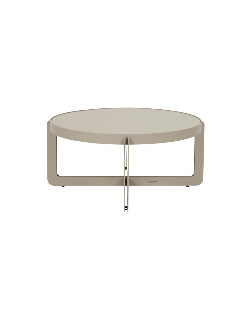 Coffee Table Centre Round Beige