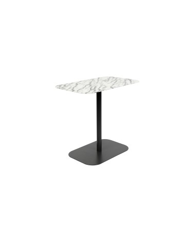 Side Table Snow Marble Rectangle
