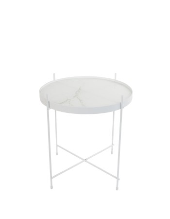 Side Table Cupid Marble White