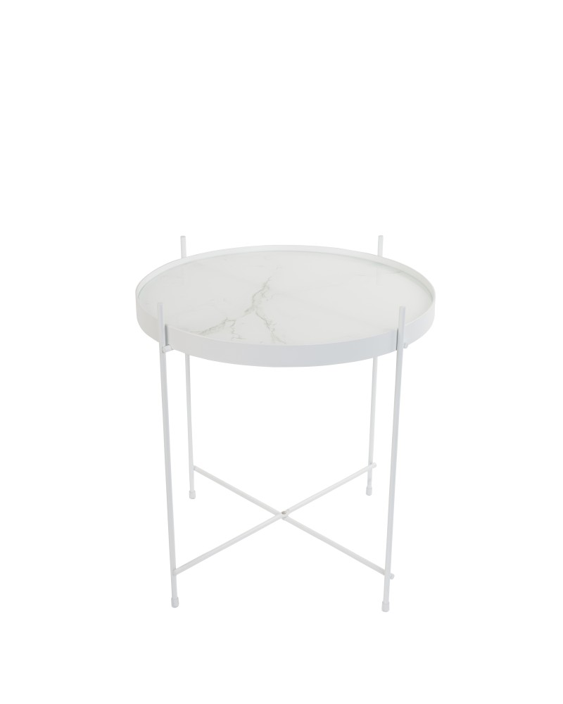 Side Table Cupid Marble White